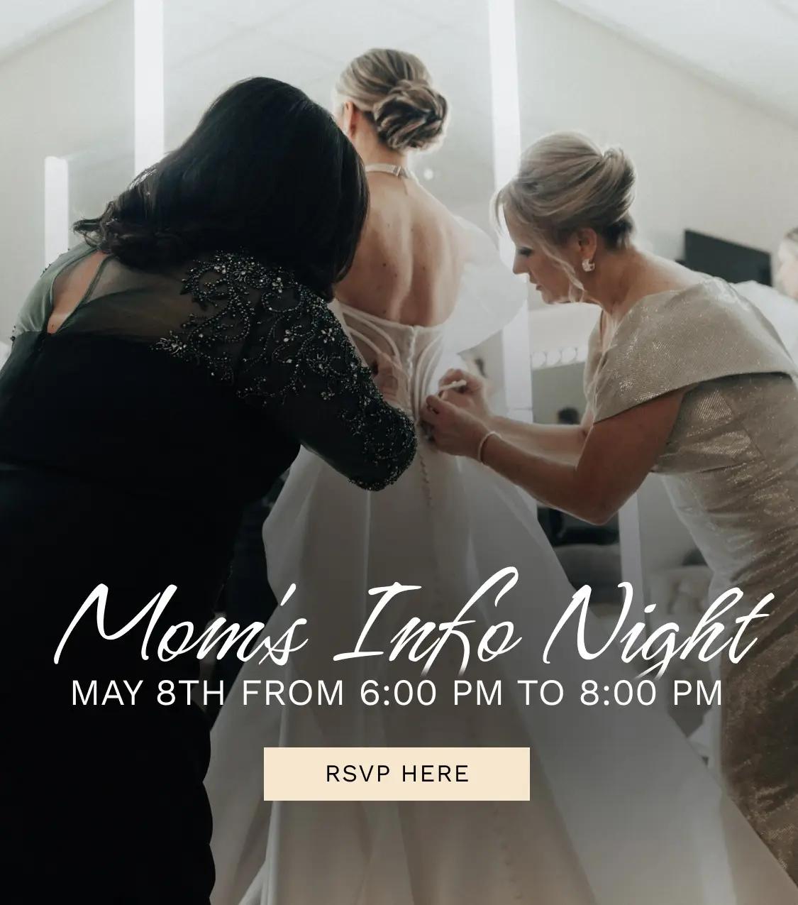 Moms info night banner for mobile
