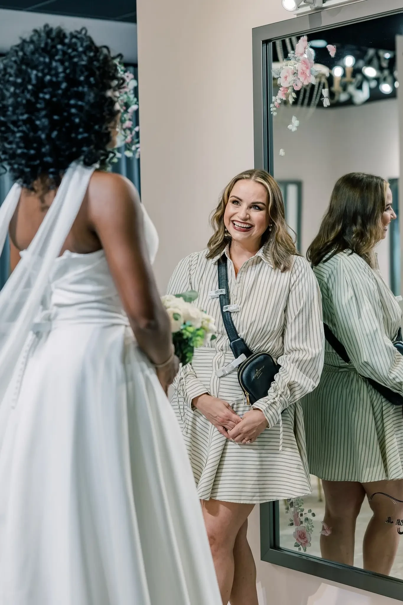 j andrews bridal appointment candid photo by emily nichole